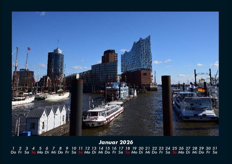 Produktbild: Hamburg 2026 Fotokalender DIN A4