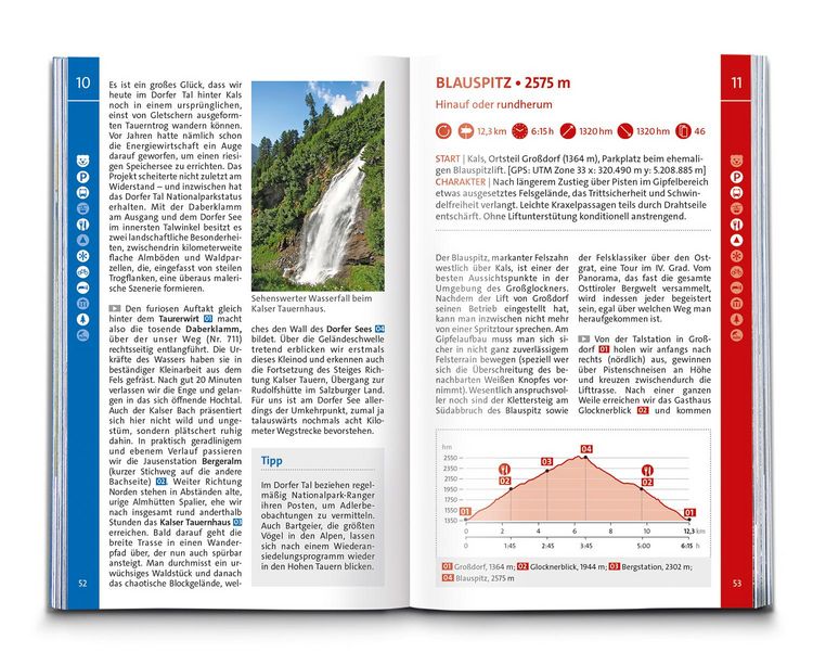 Produktbild: KOMPASS Wanderf&uuml;hrer Osttirol, Venediger- und Glocknergruppe, Defereggental, Lienzer Dolomiten, 50 Touren