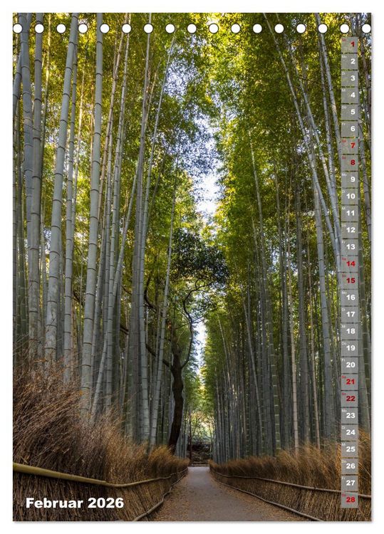 Produktbild: DER ZAUBER JAPANS Faszinierende Impressionen (Tischkalender 2026 DIN A5 hoch), CALVENDO Monatskalender