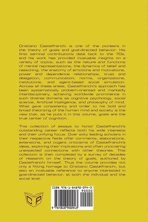 Produktbild: The Goals of Cognition. Essays in Honour of Cristiano Castelfranchi