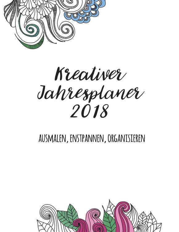 Produktbild: Kreativer Jahresplaner 2018