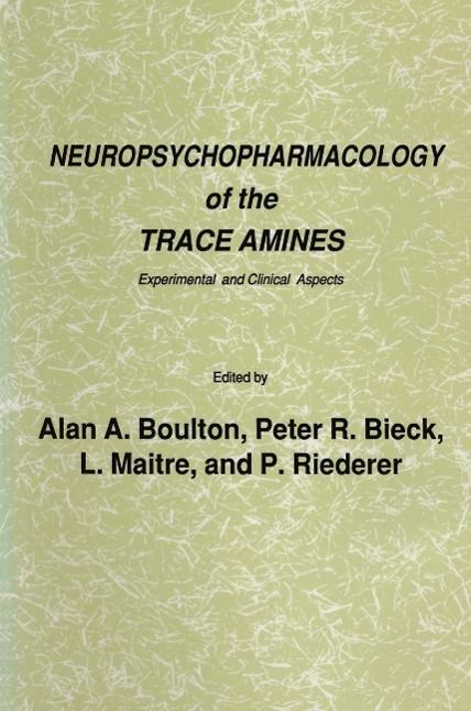 Produktbild: Neuropsychopharmacology of the Trace Amines