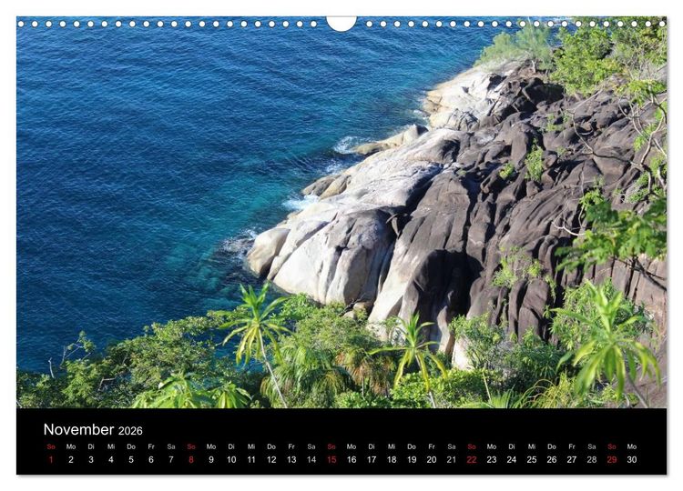 Produktbild: Seychellen (Wandkalender 2026 DIN A3 quer), CALVENDO Monatskalender