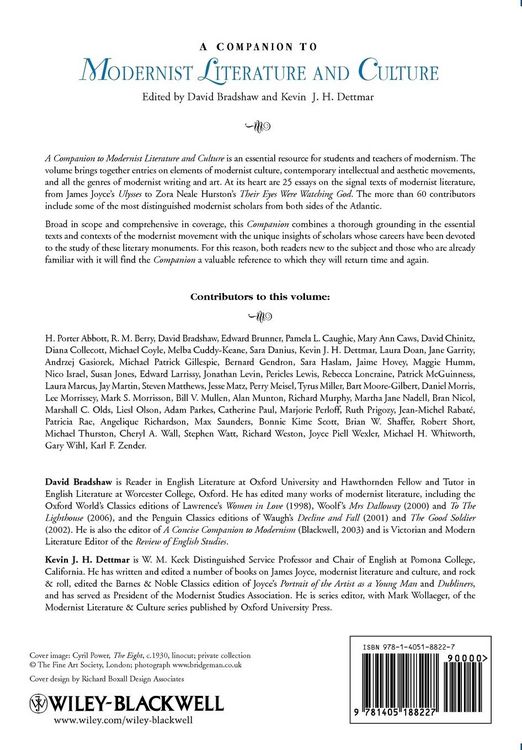 Produktbild: Companion to Modernist Literature
