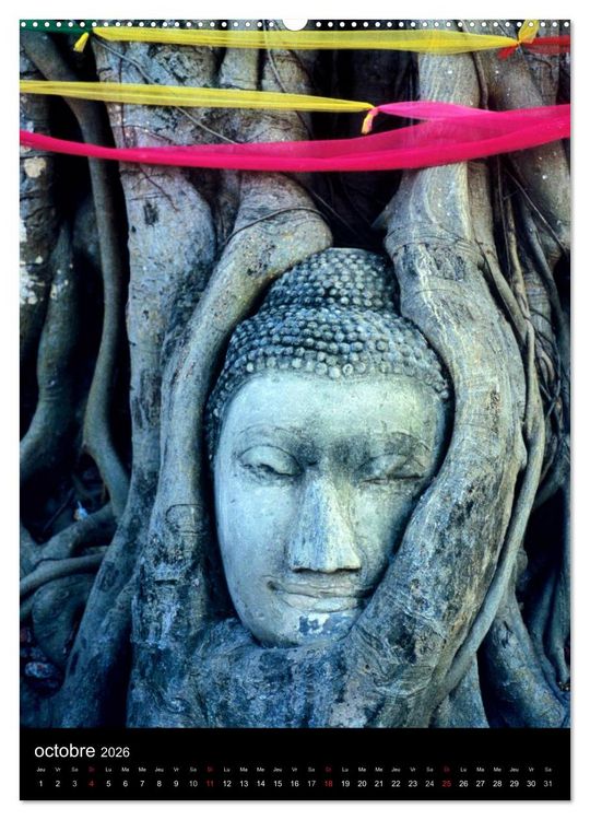 Produktbild: Bouddha Portraits du Sage (Calendrier mural 2026 DIN A2 horizontal) calendrier de bureau
