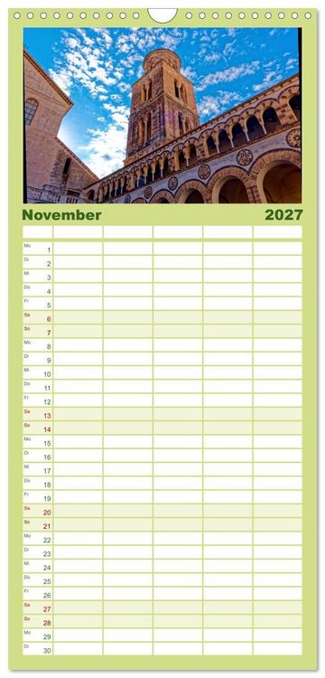 Produktbild: Familienplaner 2027 - Historisches am Golf von Neapel mit 5 Spalten (Wandkalender, 21 x 45 cm) CALVENDO