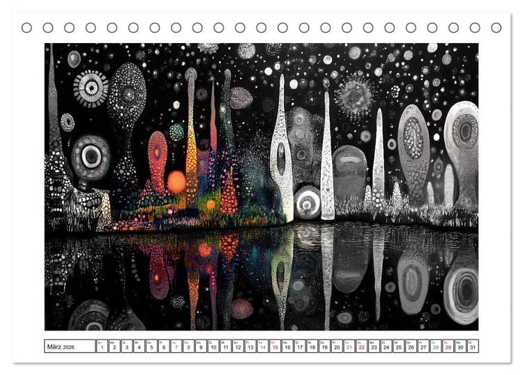 Produktbild: Landschaft - Neu gedacht (Tischkalender 2026 DIN A5 quer), CALVENDO Monatskalender