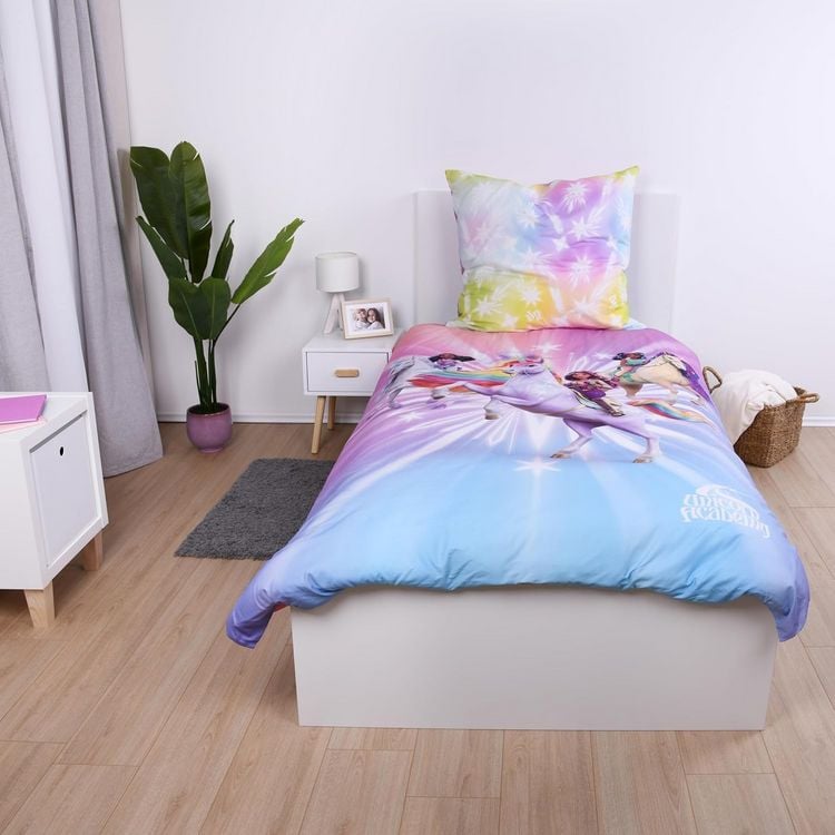 Produktbild: Herding 4428601050 - Unicorn Academy, Baumwolle/Renforc&eacute;, 135x200/80x80cm