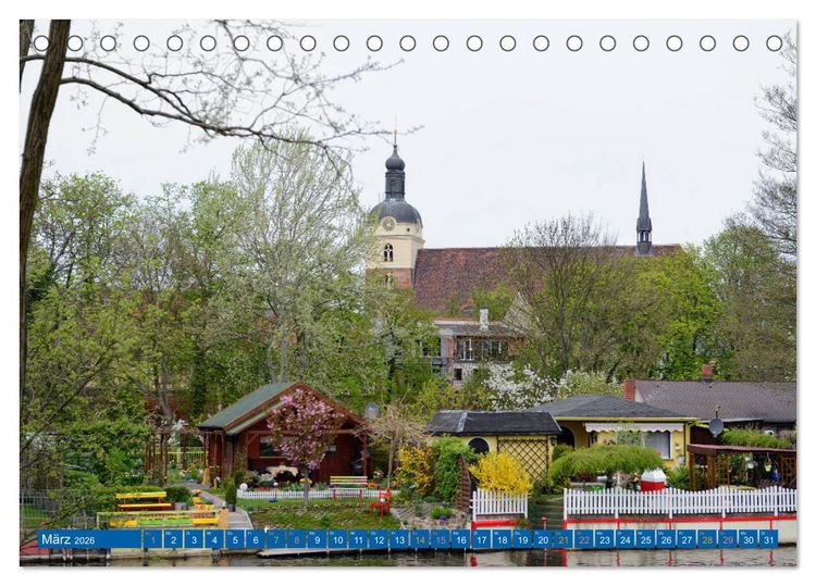 Produktbild: Brandenburg an der Havel - Stadt der Flussarme, Kan&auml;le und Inseln (Tischkalender 2026 DIN A5 quer), CALVENDO Monatskalender