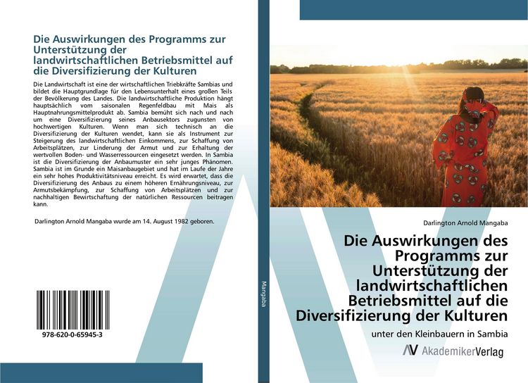Produktbild: Die Auswirkungen des Programms zur Unterst&uuml;tzung der landwirtschaftlichen Betriebsmittel auf die Diversifizierung der Kulturen