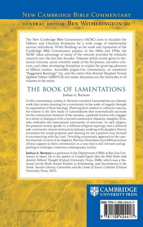 Produktbild: The Book of Lamentations