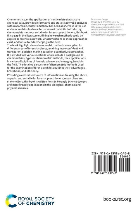 Produktbild: Chemometric Methods in Forensic Science