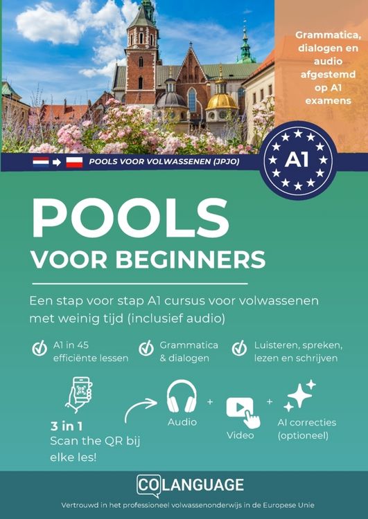 Produktbild: Pools voor beginners - Een stap voor stap A1 cursus voor volwassenen met weinig tijd (inclusief audio)
