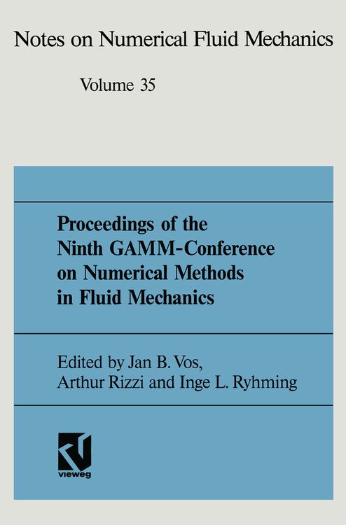 Produktbild: Proceedings of the Ninth GAMM-Conference on Numerical Methods in Fluid Mechanics