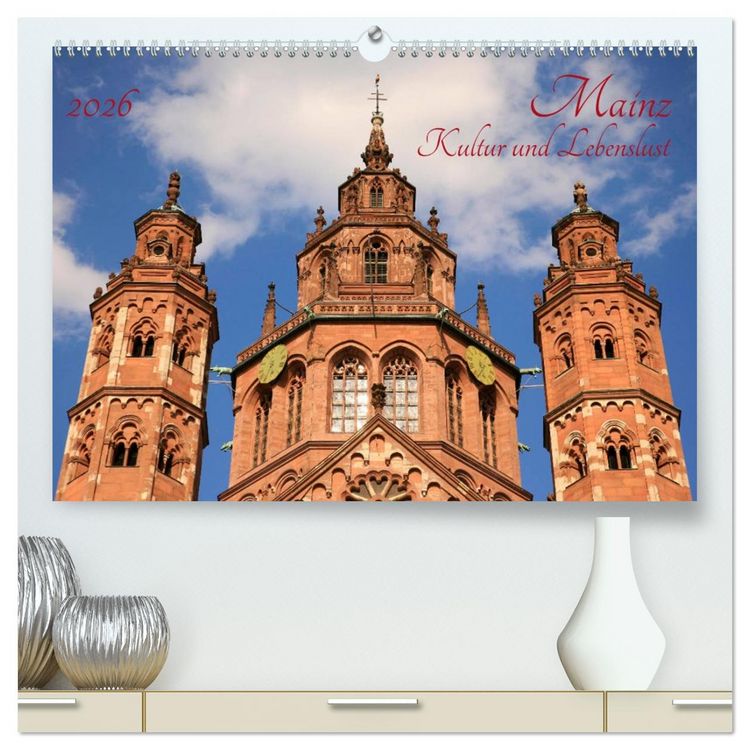 Produktbild: Mainz Kultur und Lebenslust (hochwertiger Premium Wandkalender 2026 DIN A2 quer), Kunstdruck in Hochglanz