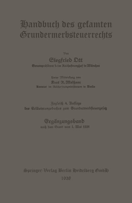 Produktbild: Handbuch des gesamten Grunderwerbsteuerrechts