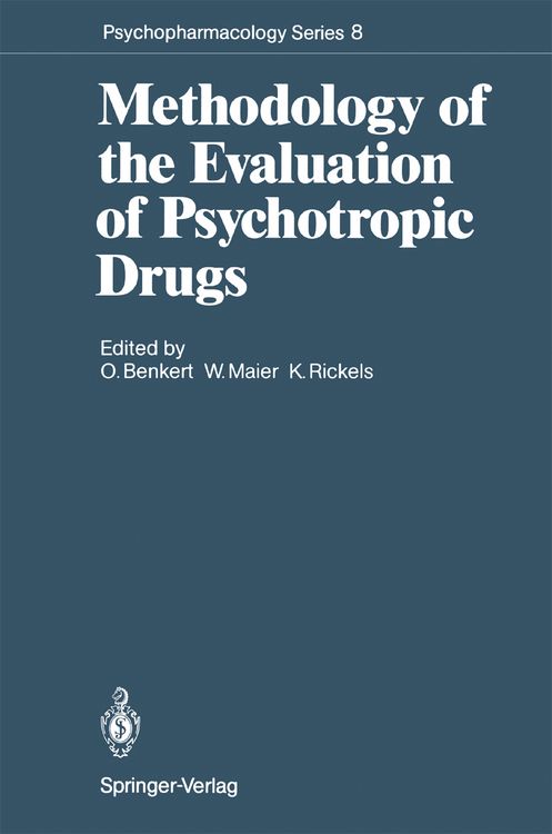 Produktbild: Methodology of the Evaluation of Psychotropic Drugs