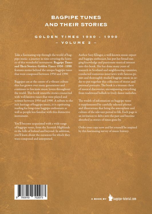 Produktbild: Bagpipe Tunes And Their Stories
