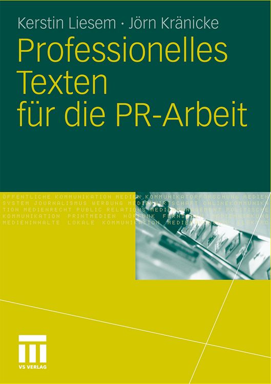 Produktbild: Professionelles Texten f&uuml;r die PR-Arbeit