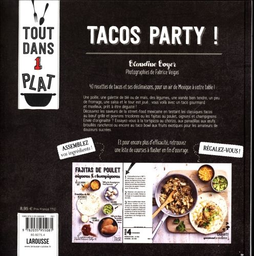 Produktbild: Tacos party ! : 40 recettes &agrave; d&eacute;guster avec un sombrero