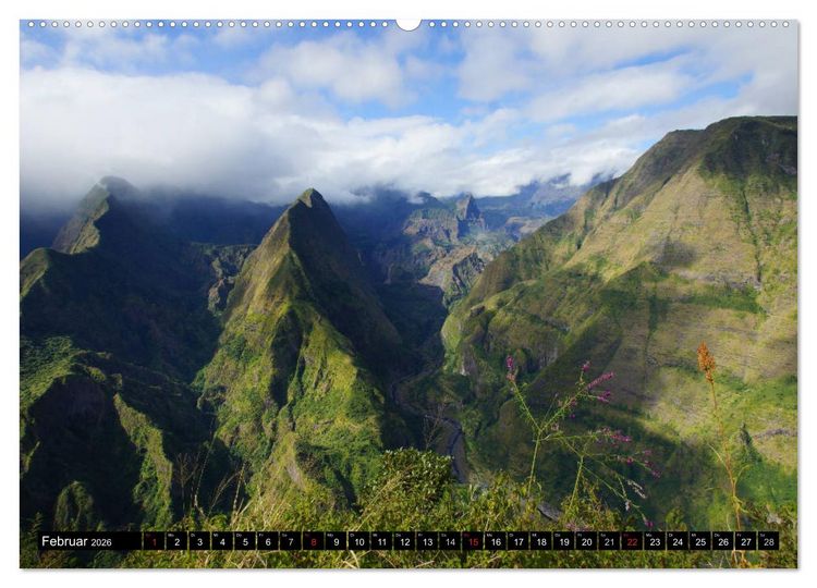 Produktbild: La R&eacute;union - Paradies im indischen Ozean (hochwertiger Premium Wandkalender 2026 DIN A2 quer), Kunstdruck in Hochglanz