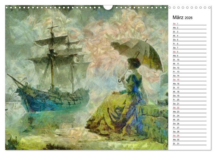 Produktbild: Fr&uuml;her Impressionismus (Wandkalender 2026 DIN A3 quer), CALVENDO Monatskalender