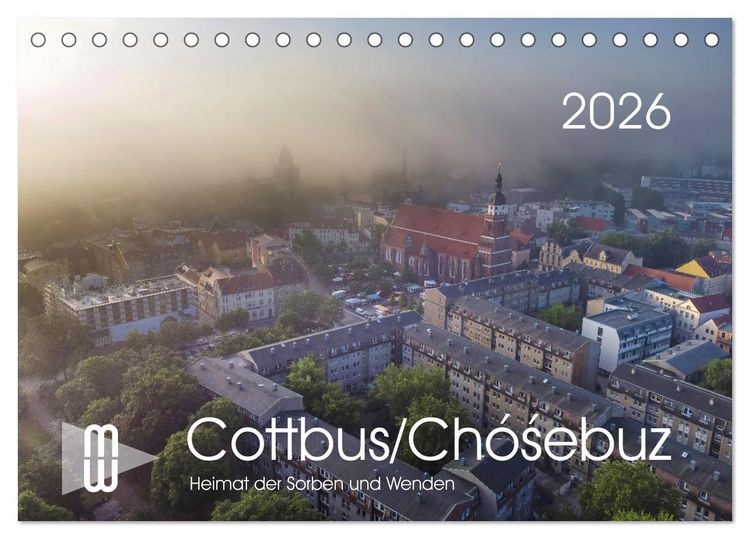Produktbild: Cottbus/Ch&oacute;sebuz (Tischkalender 2026 DIN A5 quer), CALVENDO Monatskalender