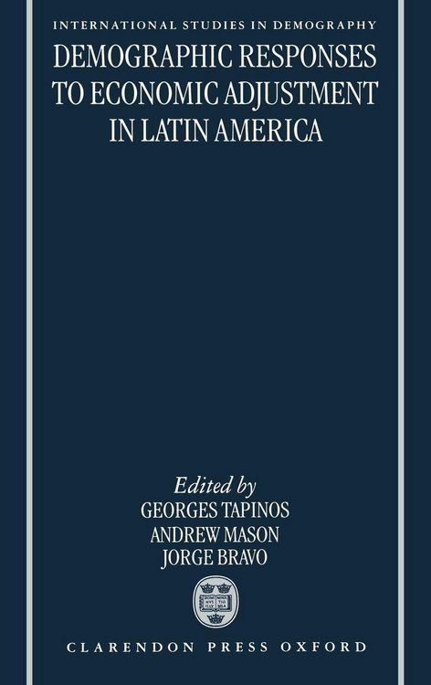 Produktbild: Demographic Responses to Economic Adjustment in Latin America