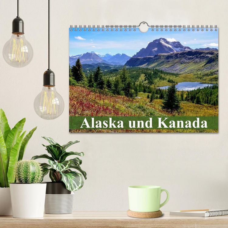 Produktbild: Alaska und Kanada (Wandkalender 2026 DIN A4 quer), CALVENDO Monatskalender