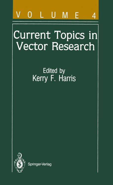 Produktbild: Current Topics in Vector Research