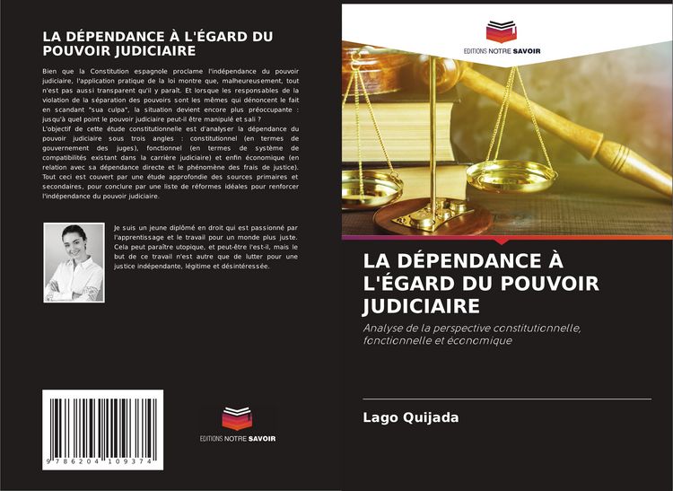 Produktbild: La D&eacute;pendance &Agrave; L'&eacute;gard Du Pouvoir Judiciaire