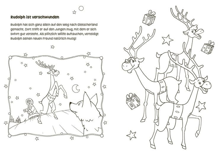 Produktbild: Weihnachtsmann & Co. KG &ndash; Mein Malbuch