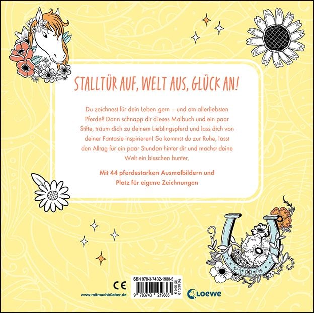 Produktbild: Mal dich gl&uuml;cklich! - Pferde