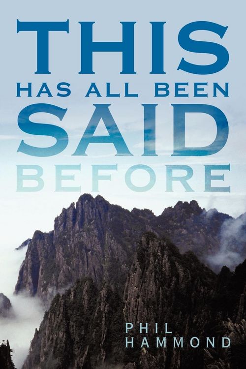 Produktbild: This Has All Been Said Before