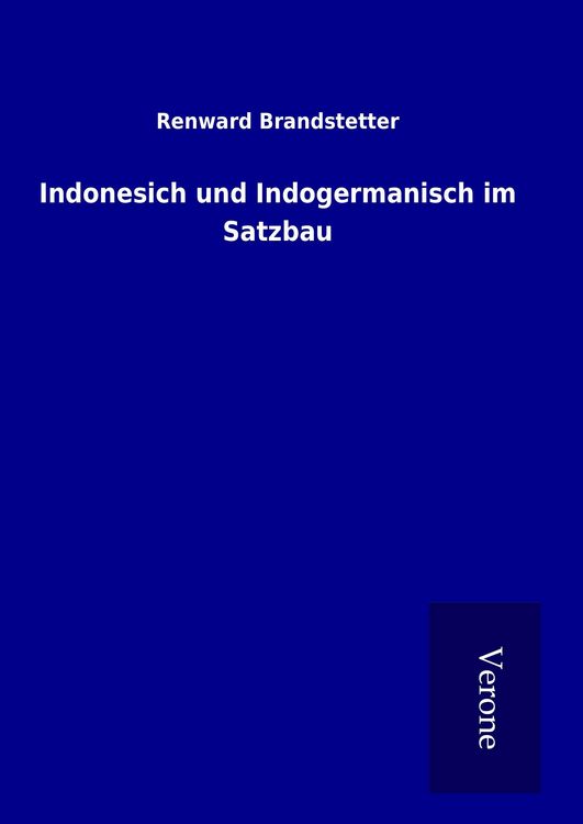 Produktbild: Indonesich und Indogermanisch im Satzbau