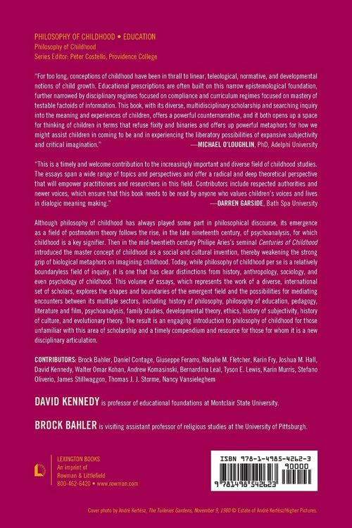 Produktbild: Philosophy of Childhood Today