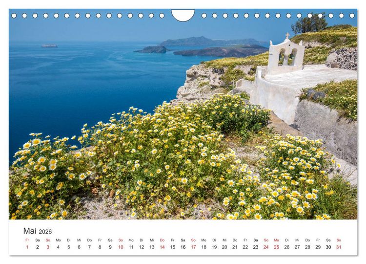 Produktbild: Vulkane 2026 (Wandkalender 2026 DIN A4 quer), CALVENDO Monatskalender