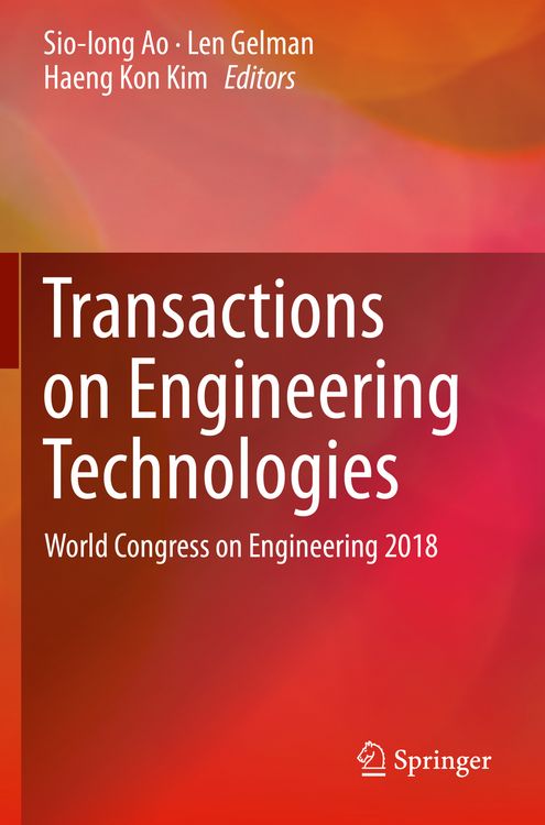 Produktbild: Transactions on Engineering Technologies