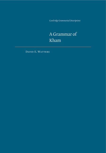 Produktbild: A Grammar of Kham
