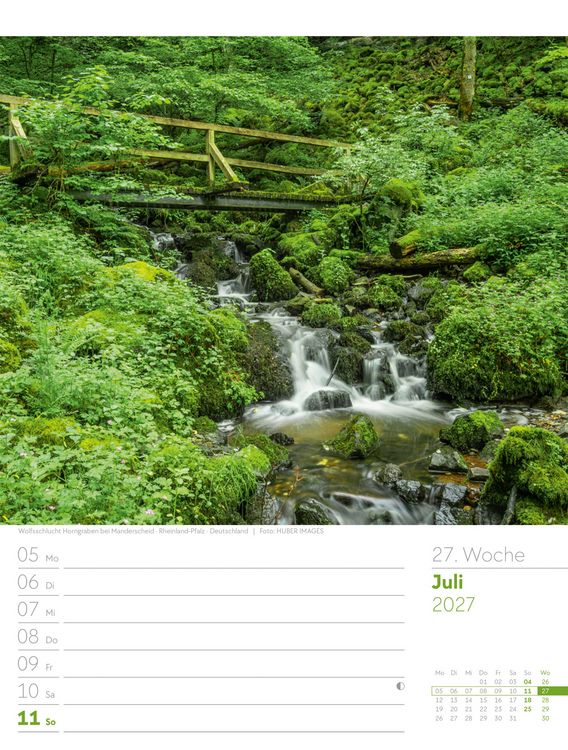 Produktbild: Unser Wald Wochenplaner Kalender 2027
