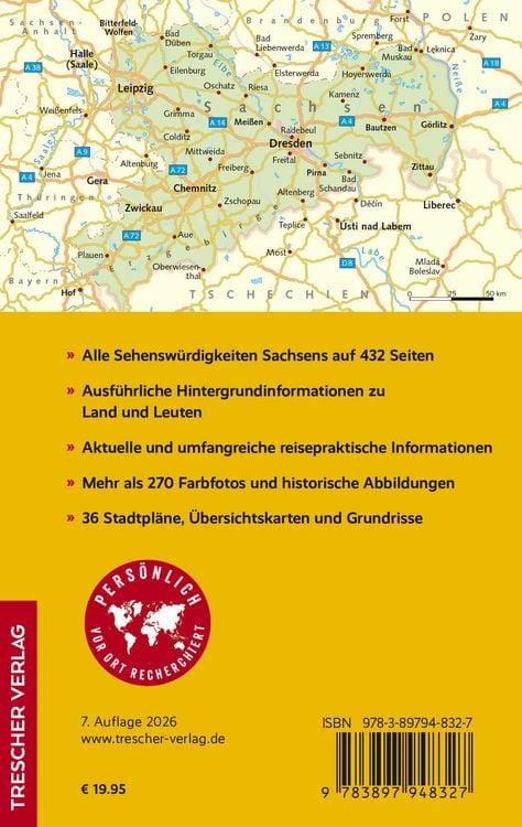 Produktbild: TRESCHER Reisef&uuml;hrer Sachsen