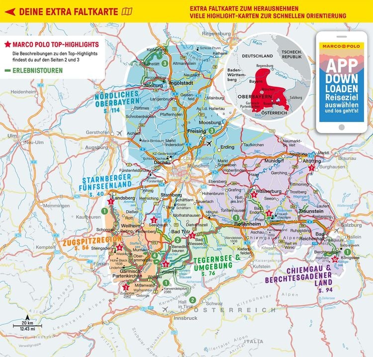 Produktbild: MARCO POLO Reiseführer Oberbayern