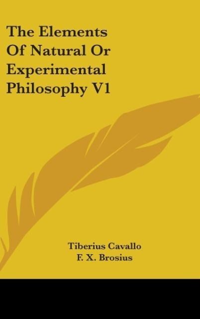 Produktbild: Cavallo, T: Elements Of Natural Or Experimental Philosophy V