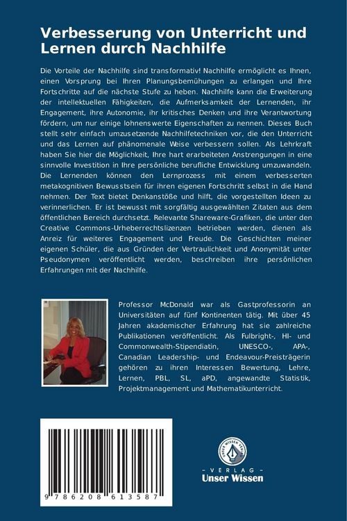 Produktbild: Verbesserung von Unterricht und Lernen durch Nachhilfe