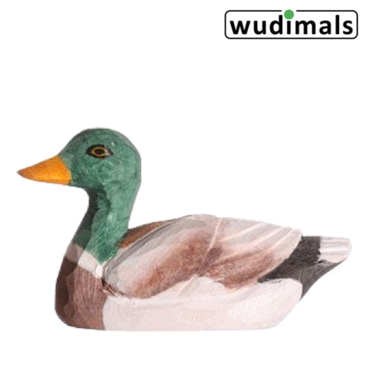Produktbild: Wudimals A040602 - Ente, Duck, handgeschnitzt aus Holz