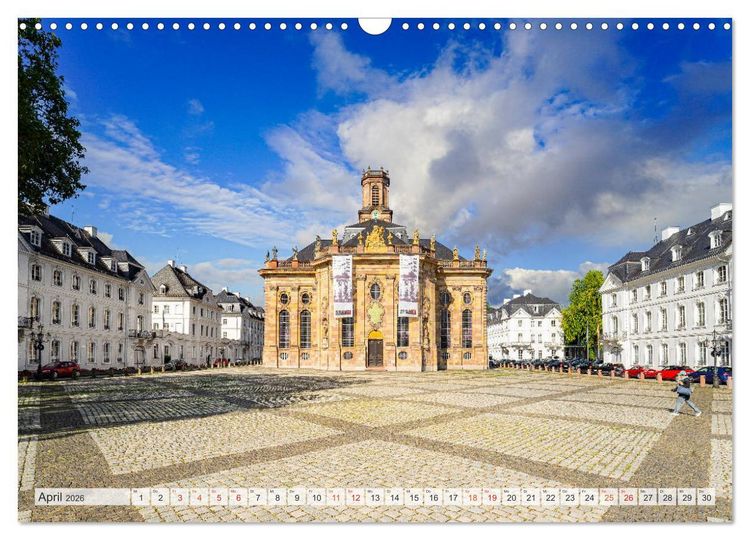 Produktbild: Saarbr&uuml;cken Impressionen (Wandkalender 2026 DIN A3 quer), CALVENDO Monatskalender