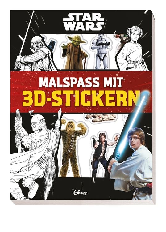 Produktbild: Star Wars: Malspa&szlig; mit 3D-Stickern