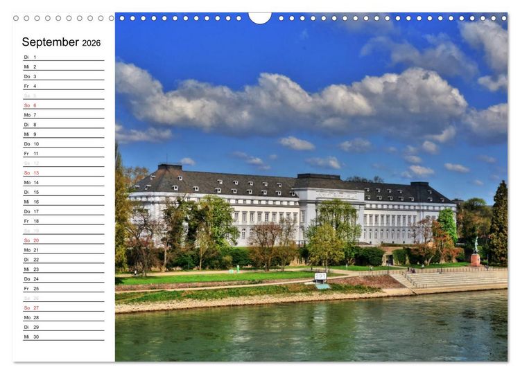 Produktbild: Der Koblenz Kalender (Wandkalender 2026 DIN A3 quer), CALVENDO Monatskalender