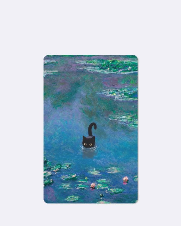 Produktbild: Lunacard Postkarte *lake cat