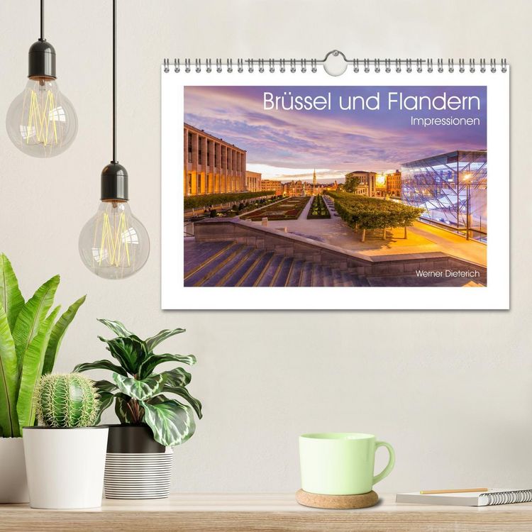 Produktbild: Br&uuml;ssel und Flandern Impressionen (Wandkalender 2026 DIN A4 quer), CALVENDO Monatskalender